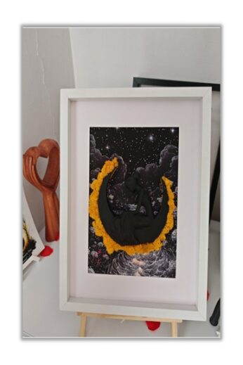 Tablou 3D cu Licheni Veratux Luna 17