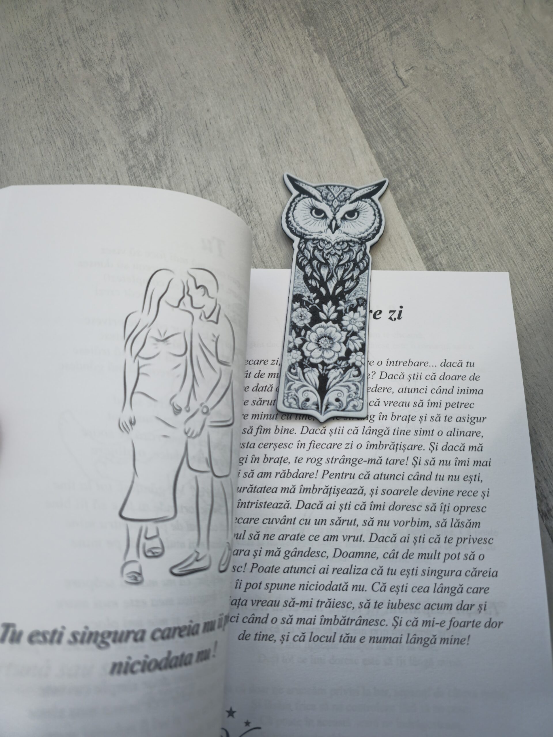 Semn de carte 3D – Bufnita - imagine 2