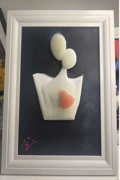 Tablou decorativ sculptural 3D